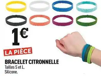 Centrakor Bracelet citronnelle offre