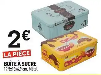 Centrakor Boîte à sucre offre