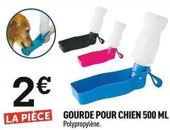 Centrakor Gourde pour chien 500 ml offre