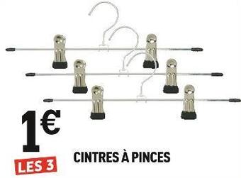 Centrakor Cintres à pinces offre
