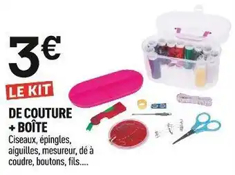Centrakor Le kit de couture + boîte offre