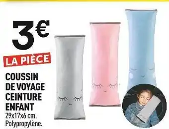 Centrakor Coussin de voyage ceinture enfant offre