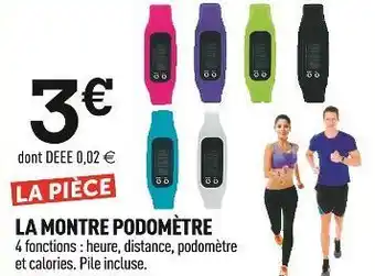 La montre podomètre