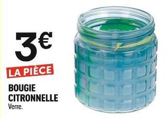 Centrakor Bougie citronnelle offre