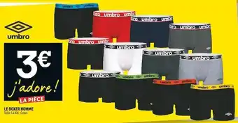 Umbro le boxer homme
