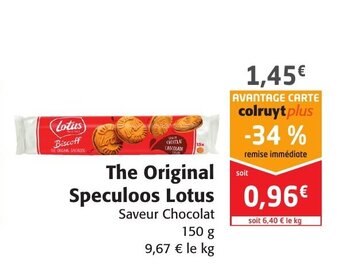 Colruyt The original speculoos lotus offre