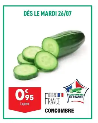 ALDI Concombre offre