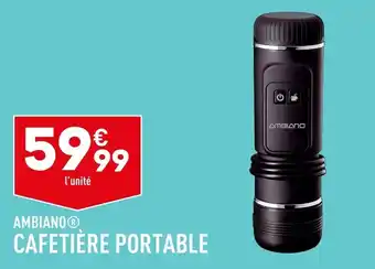 ALDI AMBIANO cafetière portable offre