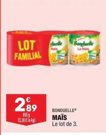 ALDI Bonduelle Maïs offre