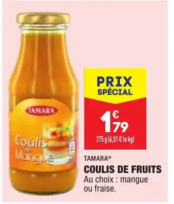 ALDI Coulis de fruits offre