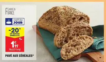 ALDI Pavé aux céréales offre