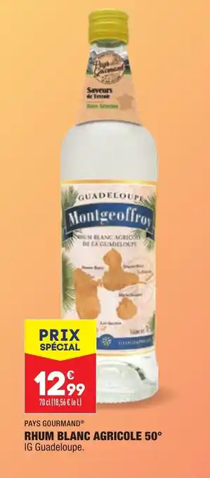 ALDI Rhum blanc agricole 50° offre