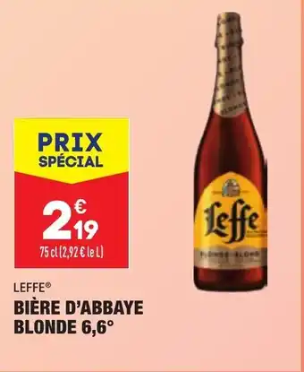 ALDI Bière d'abbaye blonde 6,6 offre