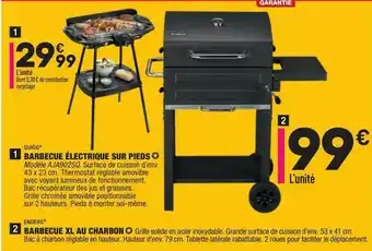 ALDI Barbecue élwctique Sur Pieds , Barbecue Xl Au Charbon offre