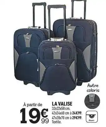 Centrakor La Valise offre