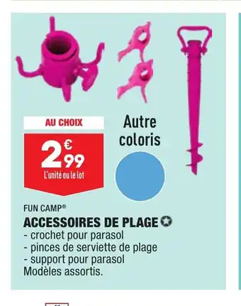 ALDI Accessoires de plage offre