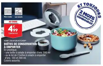 ALDI BoÎtes de conservation À emporter offre