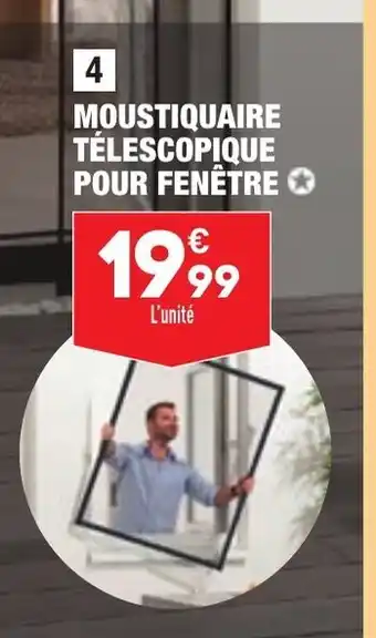 ALDI Moustiquaire Têlescopique pour fenêtre offre