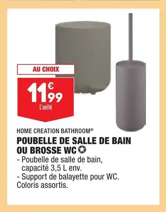 ALDI Poubelle de salle de bain ou brosse wc offre