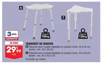 ALDI Tabouret de douche offre