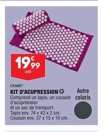 ALDI Kit d'acupression offre