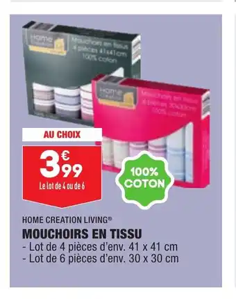 ALDI Mouchoirs en tissu offre