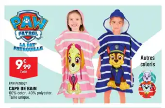ALDI Cape de bain offre