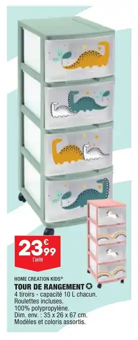 ALDI Tour de rangement offre