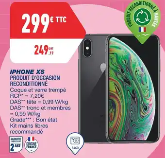 Bureau Vallée Iphone xs offre