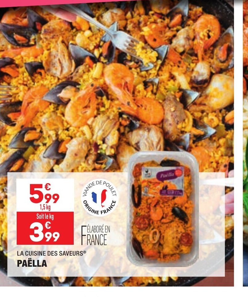 Promo Paella chez ALDI