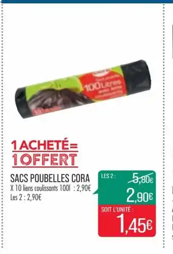 Sacs Poubelles cora