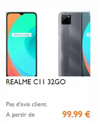 Realme C11 32go