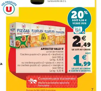 Hyper U Aperitif sale u offre