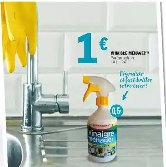 E.Leclerc Vinaigre Ménager offre