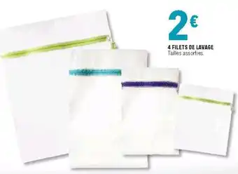 E.Leclerc 4 Filets De Lavage offre