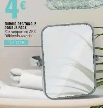 Miroir Rectangle Double Face