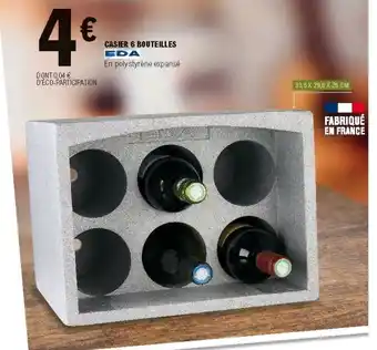 E.Leclerc Casier 6 Bouteilles offre