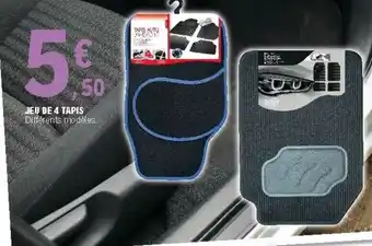E.Leclerc Jeu De 4 Tapis offre