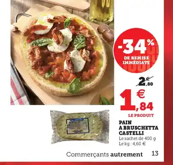 Hyper U Pain A Bruschetta castelli offre