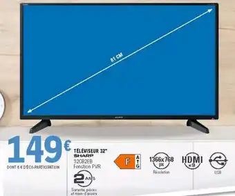 E.Leclerc Téléviseur 32 offre