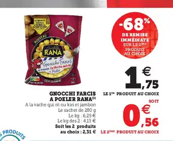 Hyper U Gnocchi Farcis A Poeler Rana offre