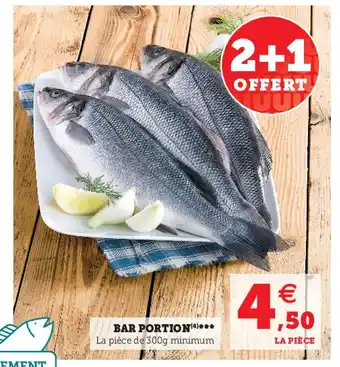 Hyper U Bar Portion offre