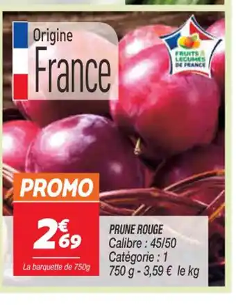 Netto Prune Rouge offre