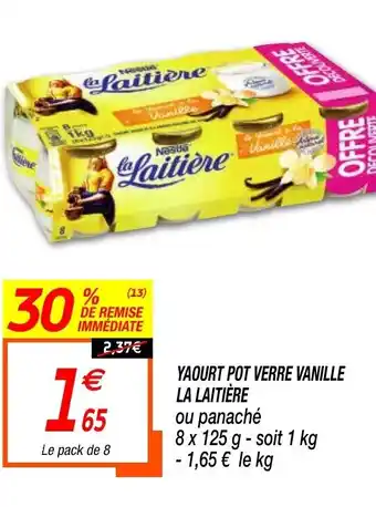 Netto Yaourt Pot Verre Vanille offre