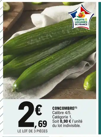 E.Leclerc Concombre offre