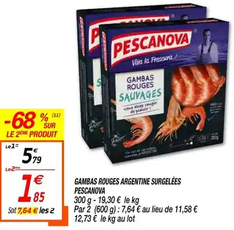 Netto Gambas Rouges Argentine Surgelées offre