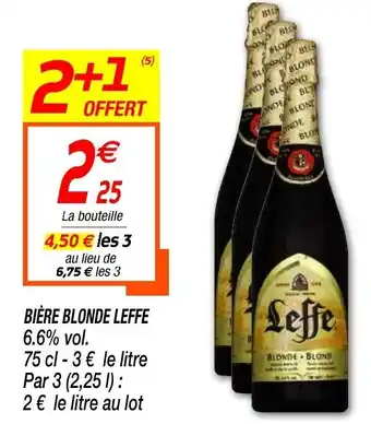 Netto Bière Blonde Leffe offre