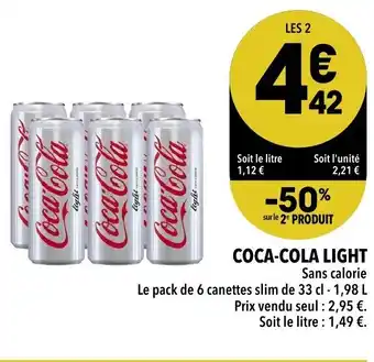 Supeco Coca-Cola Light offre
