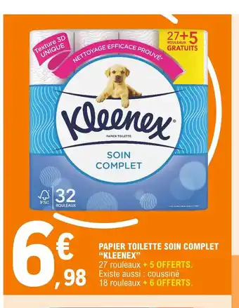 E.Leclerc Papier Toilette Soin Complet "Kleenex" offre