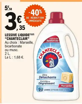 E.Leclerc Lessive Liqude "Chanteclair" offre